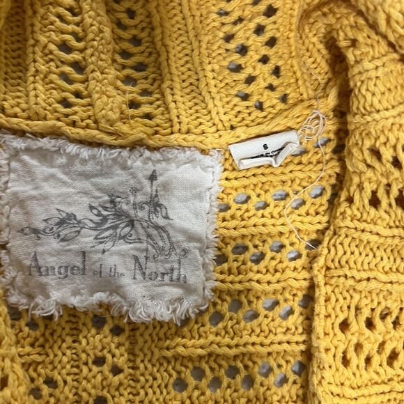 Anthropologie | Anthro Angel Of the North Visionary Cardigan Linen Blend sz S - Picture 5 of 11